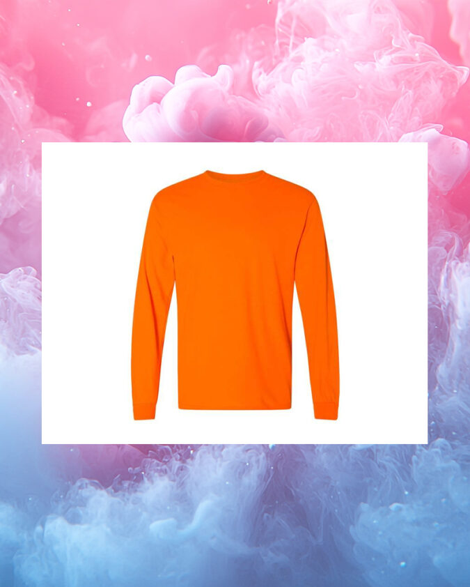 T-shirtlong8400_orangesécurité