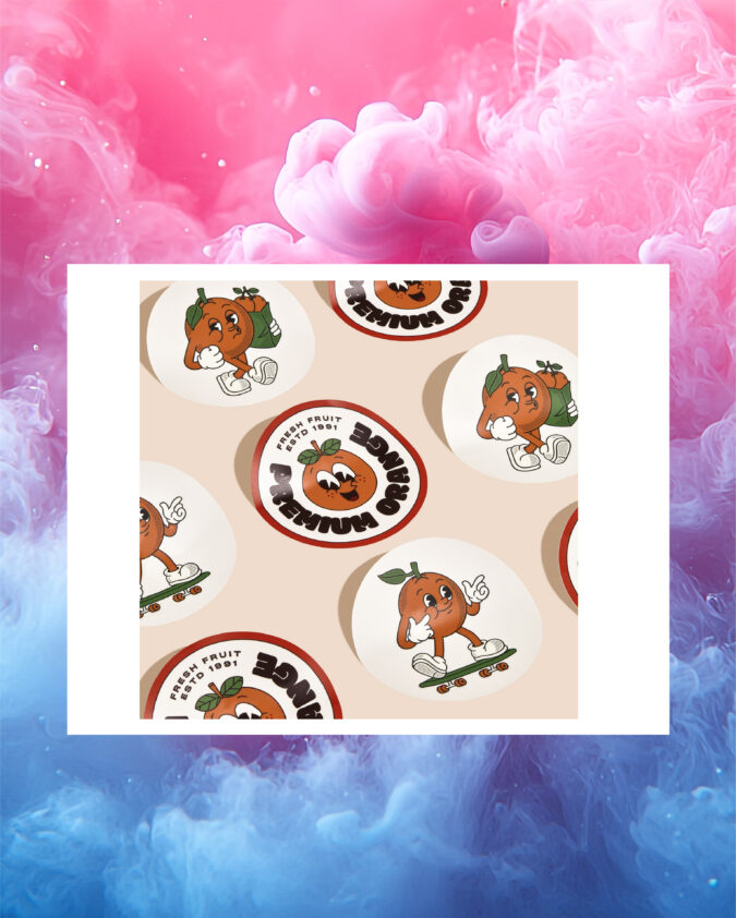 Autocollants ronds personnalisés 2 po x 2 po