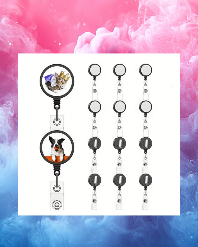 Porte-badge rétractable