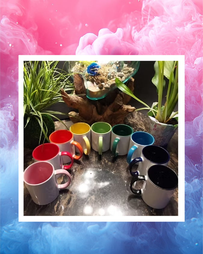 Tasse en céramique colorée – 11 oz