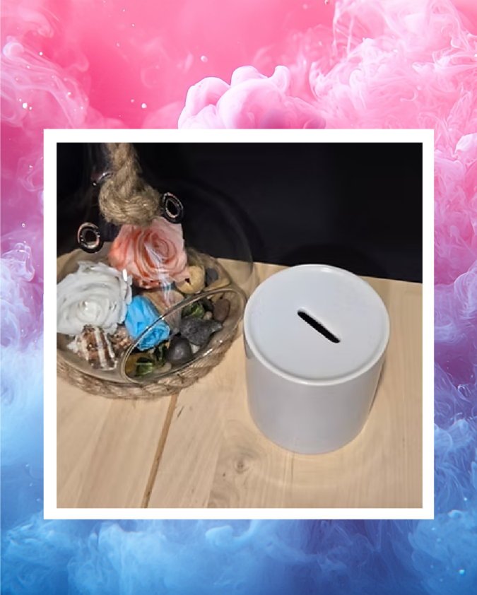 Tirelire pour sublimation