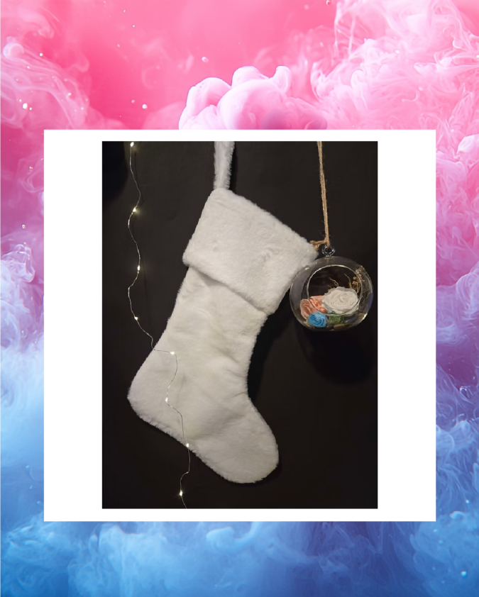 Bas de Noël pour sublimation – tout doux