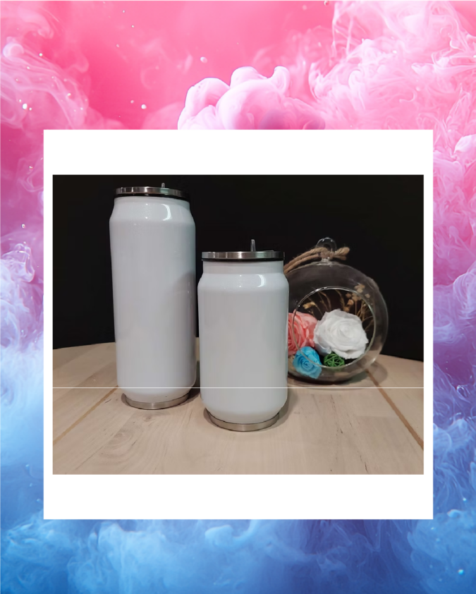 Can cola brillant 12 oz ou 17 oz (glitter)