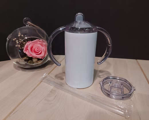Gobelet Sippy pour enfant avec double couvercle vissable