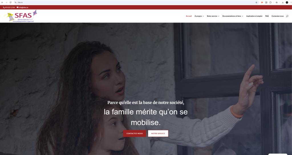 Site Web du SFAS