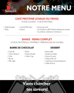 Menu Halte Saveurs