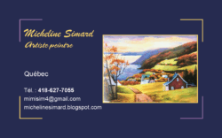 Carte d'affaire Micheline Simard
