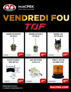Promotion Black Friday 2024 MACPEK