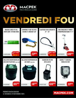 Promotion Black Friday 2024 MACPEK