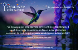 Promotion flyer Imaginer pour la terre